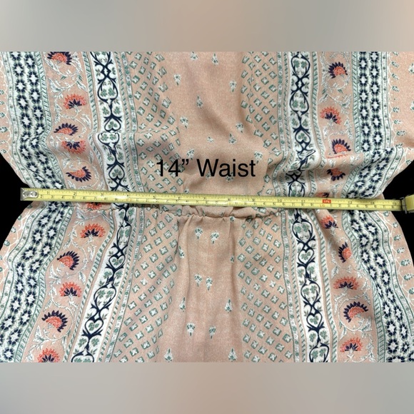 Like New!! BCBG MAXAZRIA - Caiti Kimono Sleeve Romper - Blush Pink - Size XS - Picture 13 of 16